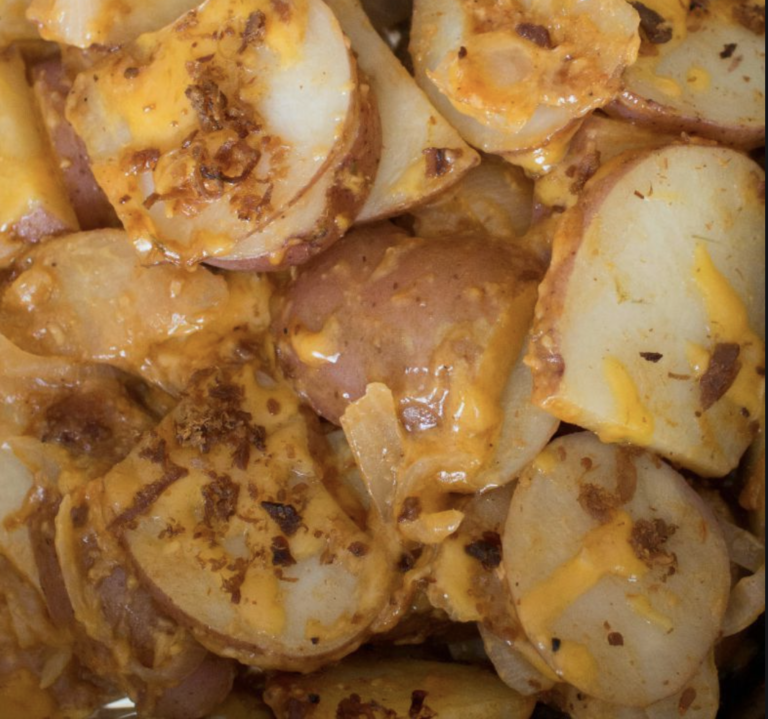 Cheddar Bacon BBQ Grilled Potatoes Recipe