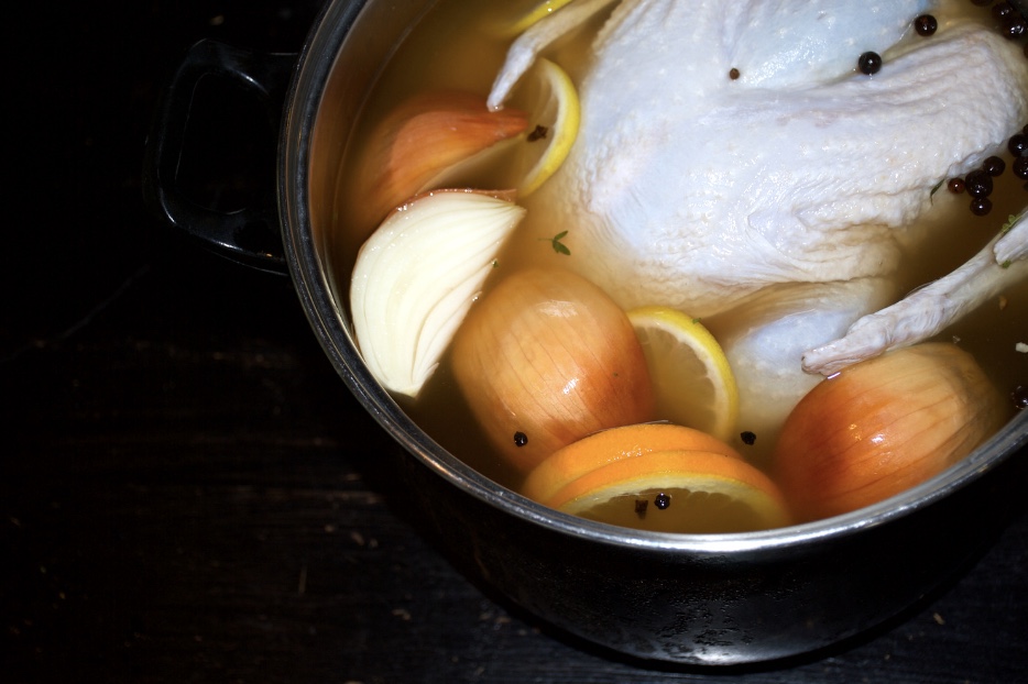 How long to brine thawed Chicken