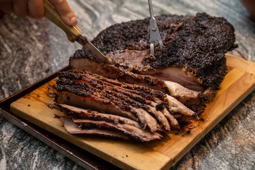 How to slice a brisket flat
